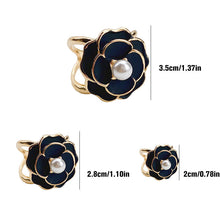 Load image into Gallery viewer, Delicate Camellia Scarf Buckle