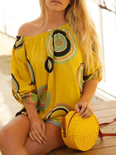 Load image into Gallery viewer, Yellow Casual Patchwork Shirts &amp; Tops