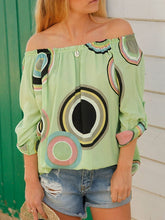 Load image into Gallery viewer, Yellow Casual Patchwork Shirts &amp; Tops