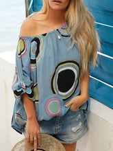 Load image into Gallery viewer, Yellow Casual Patchwork Shirts &amp; Tops