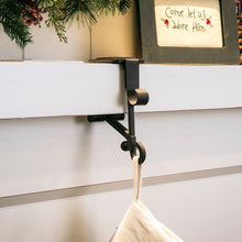 Load image into Gallery viewer, Fireplace Stocking and Garland Hanger