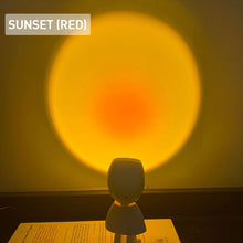 Load image into Gallery viewer, Romantic Modern Robot Sunset Lamp