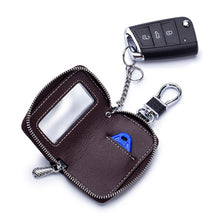 Load image into Gallery viewer, Two-Sides Mini Leather Car Key Case