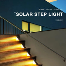 Load image into Gallery viewer, LED Solar Step Lights Waterproof Outdoor Stair Lights