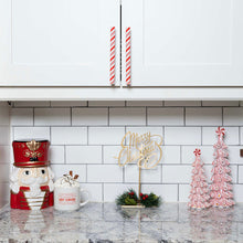 Load image into Gallery viewer, Christmas Peppermint Knob Button Cover