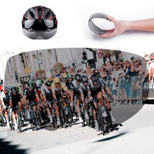 Load image into Gallery viewer, Bike Helmet with Goggles Visor and LED Back Light