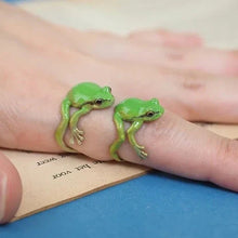Load image into Gallery viewer, Latest-tree Frog Ring