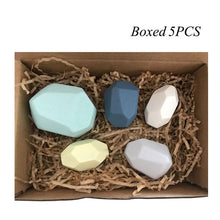 Load image into Gallery viewer, Wood Rock Set Balancing Blocks Toy