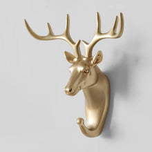 Load image into Gallery viewer, Art Animal Head Wall Hook