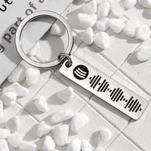 Load image into Gallery viewer, Personalized Music Keychain