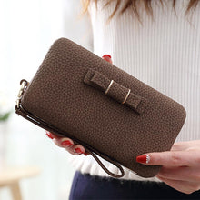 Load image into Gallery viewer, Women Bowknot Long Wallet