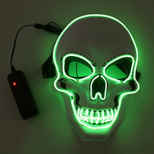 Load image into Gallery viewer, Halloween Mask LED Light Up Scary Skull Mask