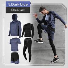 Load image into Gallery viewer, Men&#39;s compression clothing for fitness compression (5 pcs / set)