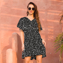 Load image into Gallery viewer, French Printed Chiffon Dress