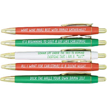 Load image into Gallery viewer, 5pcs Christmas Multicolor Ballpoint Pens