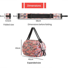 Load image into Gallery viewer, Foldable Travel Portable Shopping Bag