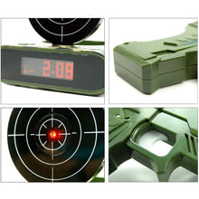 Load image into Gallery viewer, Gun Target Shoot Alarm Clock