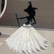 Load image into Gallery viewer, Wooden Witch Ornament