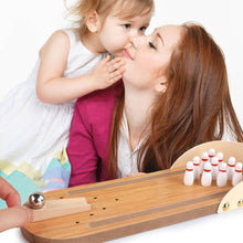 Load image into Gallery viewer, Indoor Wooden Mini Bowling Game Set