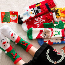 Load image into Gallery viewer, Coral Fleece Christmas Stocking Gift Box