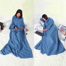 Load image into Gallery viewer, Full Body Snuggle Blanket With Sleeves