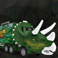 Load image into Gallery viewer, Dinosaur transport toy car with its own music and lights