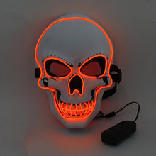Load image into Gallery viewer, Halloween Mask LED Light Up Scary Skull Mask