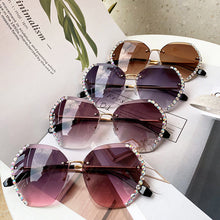 Load image into Gallery viewer, Diamond Hexagonal Sunglasses