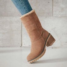 Load image into Gallery viewer, Heatseeker Women's Thermal Calf Wedge Boots