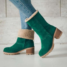 Load image into Gallery viewer, Heatseeker Women's Thermal Calf Wedge Boots