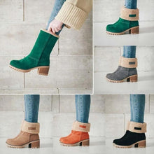 Load image into Gallery viewer, Heatseeker Women's Thermal Calf Wedge Boots