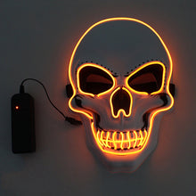 Load image into Gallery viewer, Halloween Mask LED Light Up Scary Skull Mask