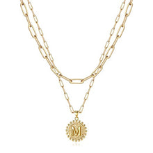 Load image into Gallery viewer, Gold Initial Necklaces for Women