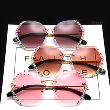 Load image into Gallery viewer, Diamond Hexagonal Sunglasses