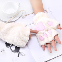 Load image into Gallery viewer, Paw Fingerless Gloves
