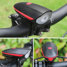 Load image into Gallery viewer, Bicycle USB Charging Horn Front Light