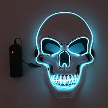 Load image into Gallery viewer, Halloween Mask LED Light Up Scary Skull Mask
