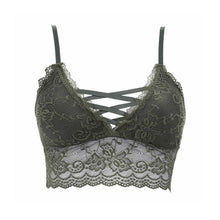 Load image into Gallery viewer, Wireless Sexy Floral Lace Bra, Adjustable Straps