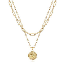 Load image into Gallery viewer, Gold Initial Necklaces for Women