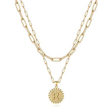 Load image into Gallery viewer, Gold Initial Necklaces for Women