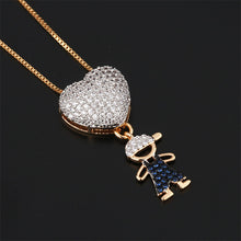 Load image into Gallery viewer, Cute Doll Pendant Heart Necklace