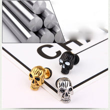Load image into Gallery viewer, Skull Ear Piercing Earring Stud