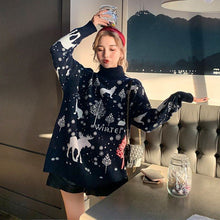 Load image into Gallery viewer, Christmas Pattern Knitted Sweater