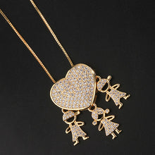 Load image into Gallery viewer, Cute Doll Pendant Heart Necklace