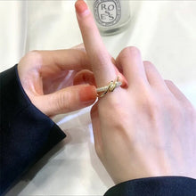 Load image into Gallery viewer, Vintage Gold-plated Adjustable Ring