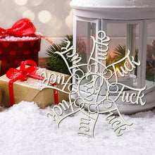 Load image into Gallery viewer, Snowflake Christmas Ornament