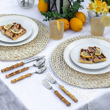 Load image into Gallery viewer, Luxury Bamboo Handle Tableware