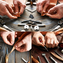 Load image into Gallery viewer, DIY Hand-stitched Leather Tool Set