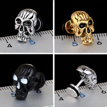 Load image into Gallery viewer, Skull Ear Piercing Earring Stud