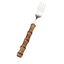Load image into Gallery viewer, Luxury Bamboo Handle Tableware